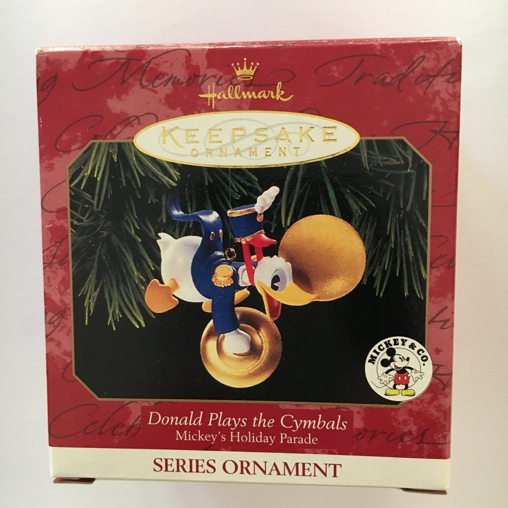 Donald Plays the Cymbals Hallmark Ornament
